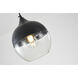 DU Series Pendant Ceiling Light, Round Black